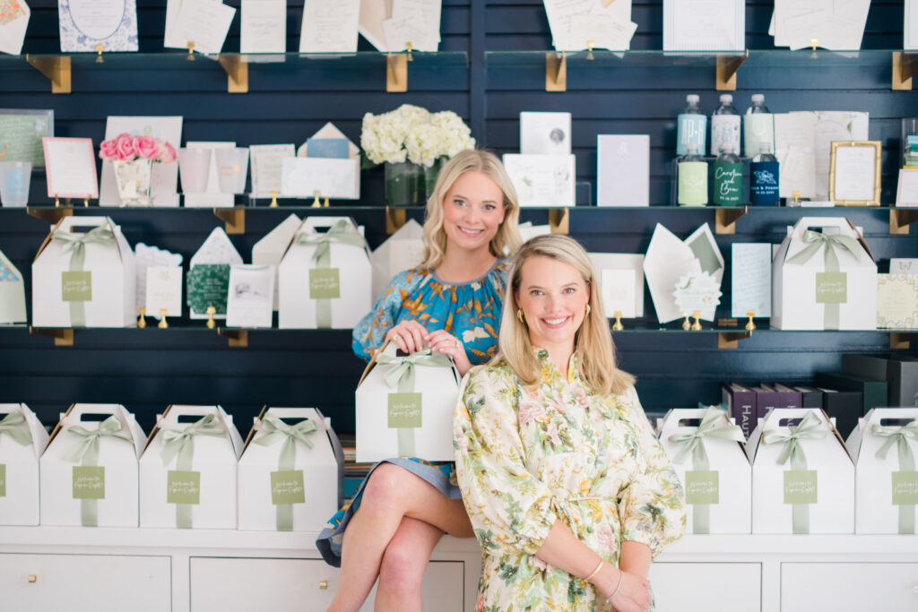 Surcie Fine Stationery and Gifts Owners, Mary Brewer and Taylor Younts Raleigh, NC